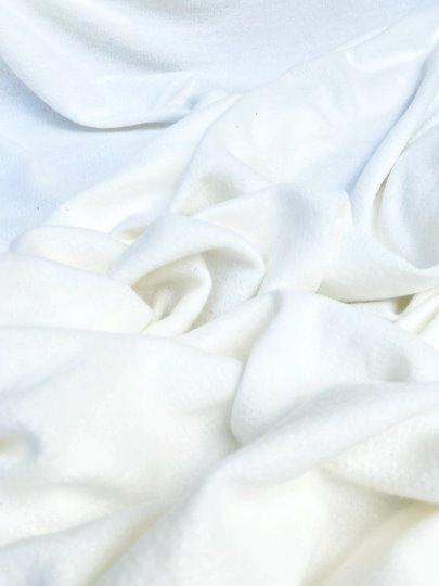 White Plush Knit Fabric, off White Plush Knit Fabric, bright White Plush Knit Fabric, milky White Plush Knit Fabric, Knit Fabric for woman in white, Knit Fabric for blanket, Knit Fabric for scarfs, Knit Fabric for cozy dresses, Knit Fabric on discount, Knit Fabric on sale
