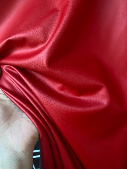 red 2 Way stretch Faux Leather, dark red Faux Leather, Faux Leather for jackets, Faux Leather for bags, Faux Leather on discount, Faux Leather on sale, premium Faux Leather, light red Faux Leather, blood red Faux Leather, Faux Leather for tops, Faux Leather for leggings