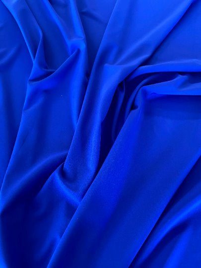 Royal Blue Lightweight Crepe, blue crepe, light blue crepe, crepe for woman, crepe for bride,  crepe on discount, crepe in low price, crepe on sale, premium crepe, solid crepe