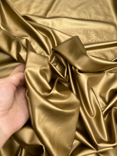 gold stretch Faux Leather, champagne Faux Leather, Faux Leather for jackets, Faux Leather for bags, Faux Leather on discount, Faux Leather on sale, premium Faux Leather, dusty gold Faux Leather, bright gold Faux Leather, Faux Leather for tops, Faux Leather for leggings