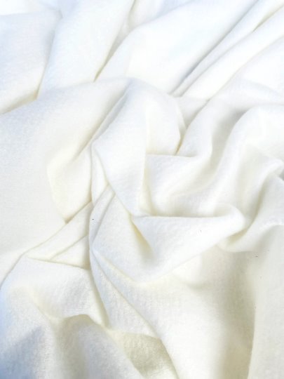 White Plush Knit Fabric, off White Plush Knit Fabric, bright White Plush Knit Fabric, milky White Plush Knit Fabric, Knit Fabric for woman in white, Knit Fabric for blanket, Knit Fabric for scarfs, Knit Fabric for cozy dresses, Knit Fabric on discount, Knit Fabric on sale