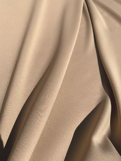 khaki Delaney Gabardine, brown Delaney Gabardine, light brown Delaney Gabardine, solid color Delaney Gabardine, Delaney Gabardine for woman, Delaney Gabardine for bride, premium Delaney Gabardine, Delaney Gabardine on discount, Delaney Gabardine on sale, Delaney Gabardine in low price