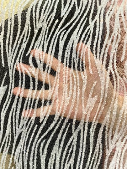 White Glitter Lace, off white lace Glitter, bright white Lace, pearl white lace, lace for woman, lace for bride,  lace on discount, lace on sale, premium lace, kiki textile lace, lace for party wear dresses, lace on mesh