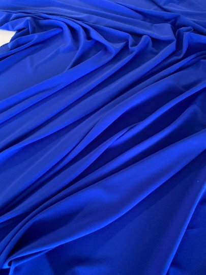 Royal Blue Lightweight Crepe, blue crepe, light blue crepe, crepe for woman, crepe for bride,  crepe on discount, crepe in low price, crepe on sale, premium crepe, solid crepe