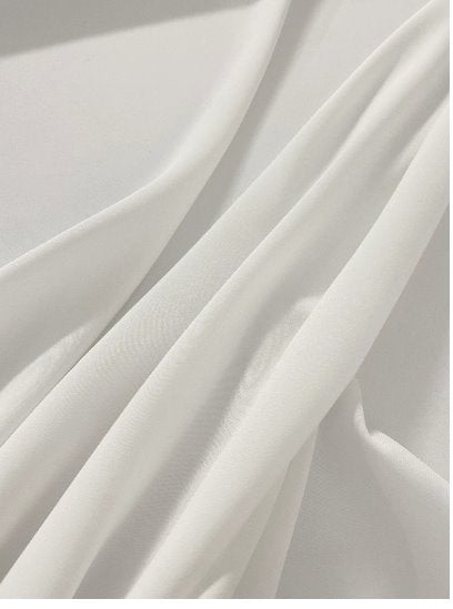 white stretch crepe, off white stretch crepe, milky white stretch crepe, stretch crepe for woman, stretch crepe for bride, stretch crepe on discount, stretch crepe in low price, stretch crepe on sale, premium stretch crepe, solid stretch crepe