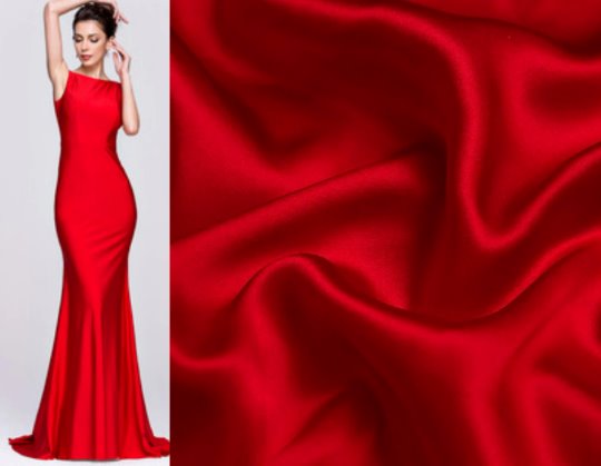 red stretch silk charmsue, red polyester silk., red bridal stretch satin, red bridal stretch satin, red stretch silk fabric, red silk for gown, red silk formal dress, red silk material, red silk charmeuse, red silk for woman, red bridal satin, red stretch satin