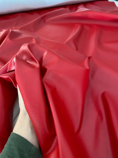 red 2 Way stretch Faux Leather, dark red Faux Leather, Faux Leather for jackets, Faux Leather for bags, Faux Leather on discount, Faux Leather on sale, premium Faux Leather, light red Faux Leather, blood red Faux Leather, Faux Leather for tops, Faux Leather for leggings