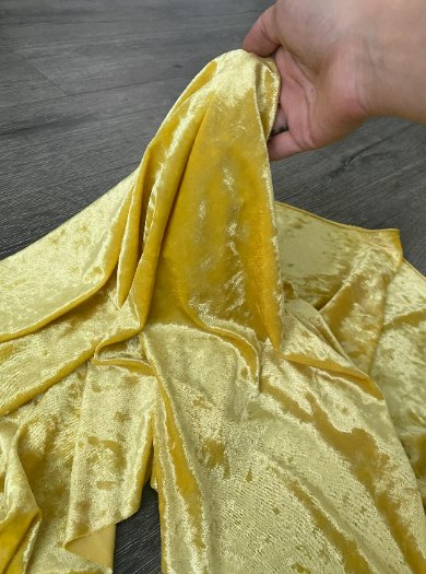 yellow crushed velvet, yellow shinny velvet, velvet for woman, kikitextile velvet, light yellow velvet, dark yellow velvet, sparkle blue velvet, ocean blue velvet, velvet for woman, velvet for bride, premium velvet, cheap velvet, velvet on discount, velvet on sale