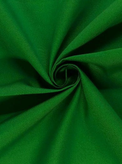 kelly green poplin, green poplin, dark green poplin, poplin fabric for woman, poplin fabric for bride, poplin fabric on sale, poplin fabric on discount, premium poplin fabric, cheap poplin fabric