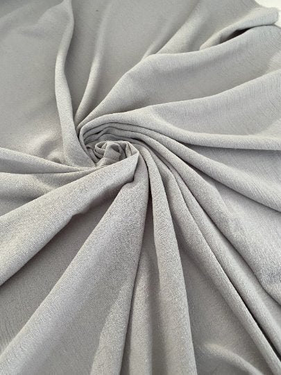 Cotton Gauze Fabric 100% Cotton 48/50 inches Wide Crinkled Lightweight  Sold by The Yard Many Colors (1 Yard, White)