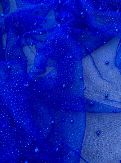 royal blue Pearl Tulle, blue pearl Tulle, dark blue pearl tulle, royal blue Pearl Tulle for party wear, royal blue Pearl Tulle for dress, Pearl Tulle for woman, Pearl Tulle for bride, Pearl Tulle on discount, Pearl Tulle on sale, premium Pearl Tulle, buy Pearl Tulle online
