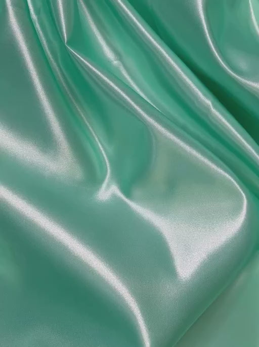 Mint Green Duchesse Satin