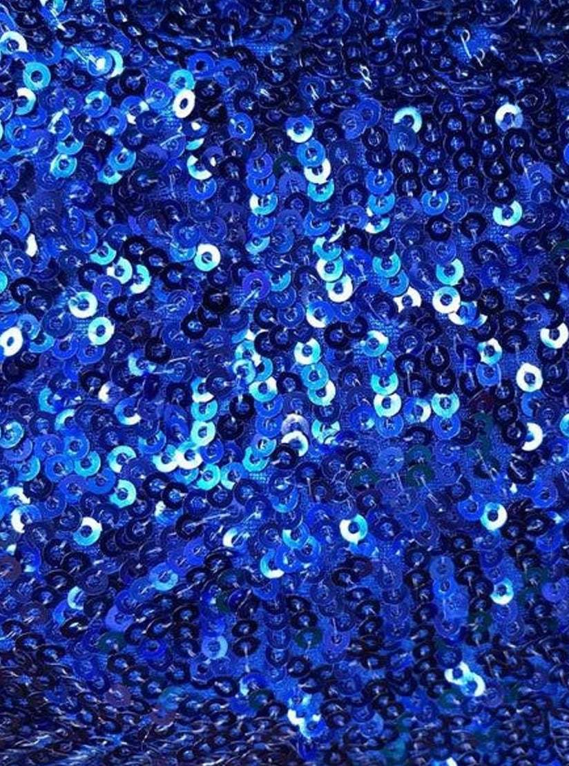 Royal Blue Sequin on Mesh, blue stretch Sequin Mesh, dark blue Sequin on Mesh, Stretch Sequin Mesh, Stretch Sequin Mesh for woman,  Stretch Sequin Mesh for bride, Stretch Sequin Mesh on sale, Stretch Sequin Mesh on discount, Stretch Sequin Mesh online