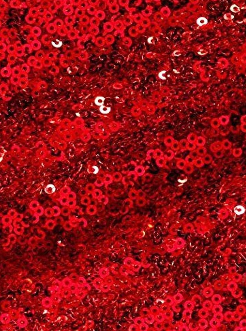 red sequin on mesh, red sequin stretch fabric, sequin on mesh for woman, sequin on mesh for bride, premium sequin on mesh, sequin on mesh in low price, cheap sequin on mesh