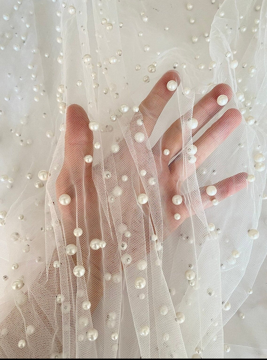 Ivory Pearl Tulle Kin