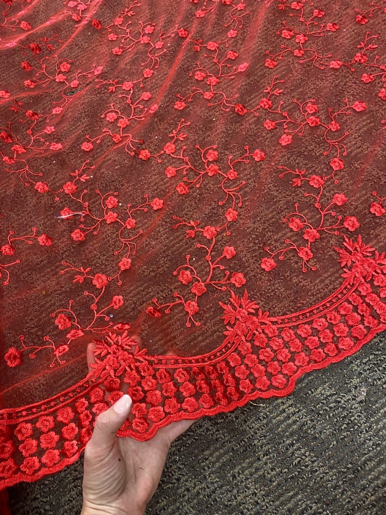 red Scallop Lace, blood red Scallop Lace, light red Scallop Lace, dark red Scallop Lace, rose pink Scallop Lace, Scallop Lace for woman, Scallop Lace for bride, Scallop Lace in low price, premium Scallop Lace, luxury Scallop Lace