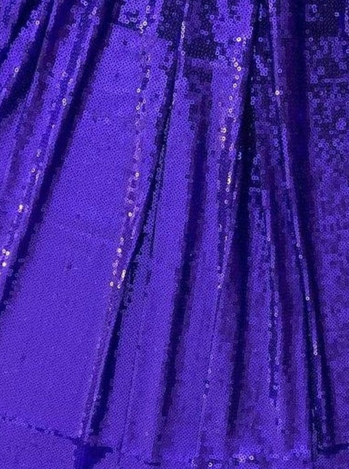 Kikitextile fabrics, Los Angeles. purple shiny sequin