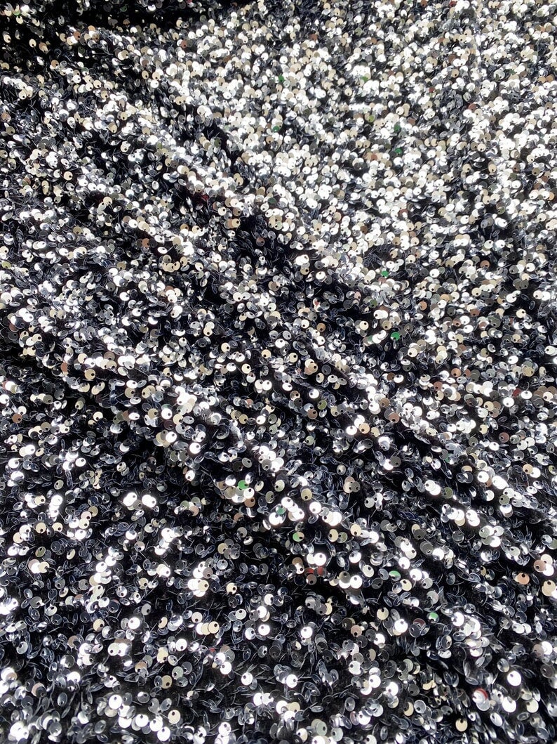 Iridescent gray Sequin on Stretch Velvet, gray Sequin on Stretch Velvet, light gray Sequin on Stretch Velvet, dark gray Sequin on Stretch Velvet, shinny Sequin on Stretch Velvet, premium Sequin on Stretch Velvet, cheap velvet, velvet on discount, buy velvet online